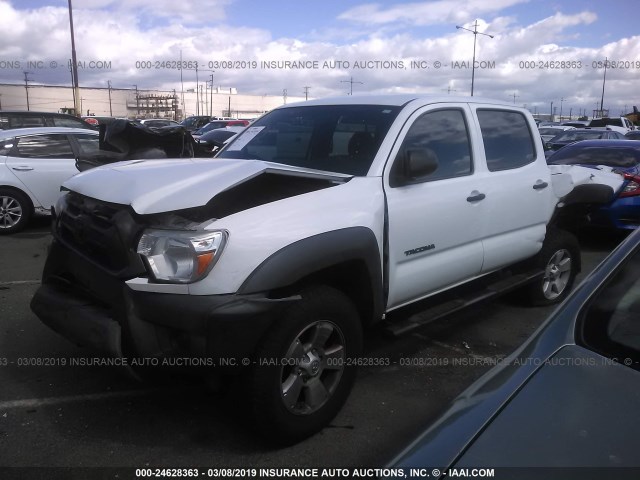 3TMLU4EN2EM146031 - 2014 TOYOTA TACOMA DOUBLE CAB 白色 照片 2
