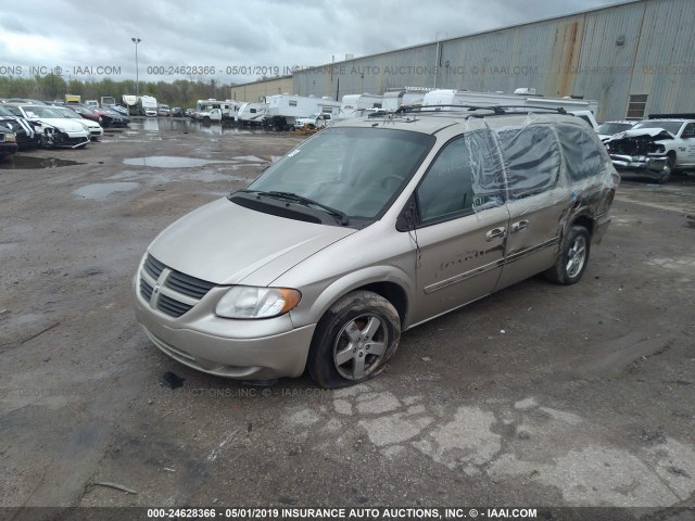 2D8GP44L16R654608 - 2006 DODGE GRAND CARAVAN SXT GOLD photo 2