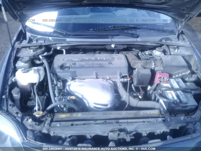 JTKDE177660098349 - 2006 TOYOTA SCION TC შავი ფოტო 10