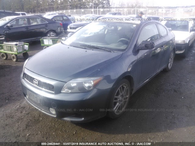 JTKDE177660098349 - 2006 TOYOTA SCION TC შავი ფოტო 2