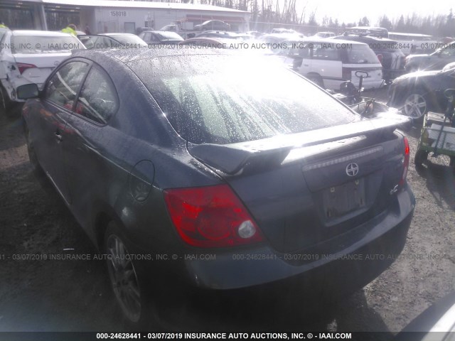 JTKDE177660098349 - 2006 TOYOTA SCION TC შავი ფოტო 3