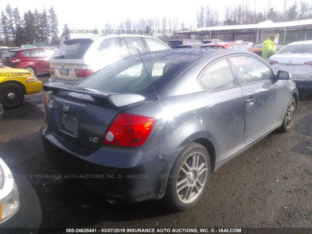 JTKDE177660098349 - 2006 TOYOTA SCION TC შავი ფოტო 4