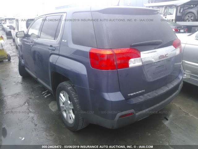 2GKALMEK4D6367644 - 2013 GMC TERRAIN SLE GRAY photo 3