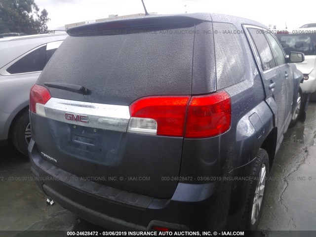 2GKALMEK4D6367644 - 2013 GMC TERRAIN SLE GRAY photo 4