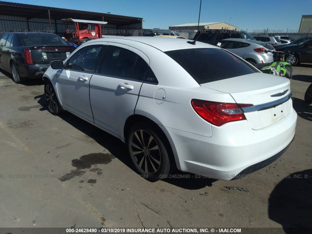 1C3CCBCG8DN505063 - 2013 CHRYSLER 200 LIMITED WHITE photo 3