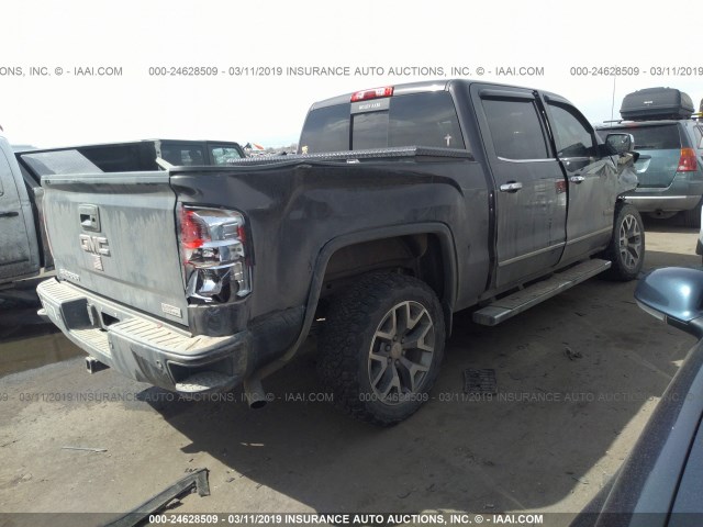 3GTU2VEJ5FG478302 - 2015 GMC SIERRA K1500 SLT GRAY photo 4