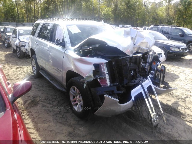 1GNSKBKC2HR115798 - 2017 CHEVROLET TAHOE K1500 LT SILVER photo 1