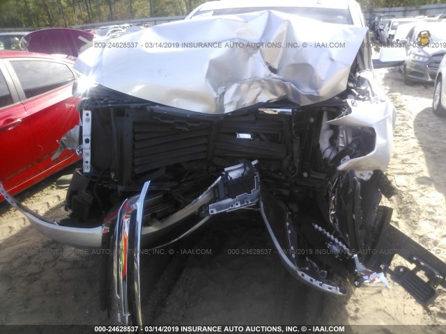 1GNSKBKC2HR115798 - 2017 CHEVROLET TAHOE K1500 LT SILVER photo 6