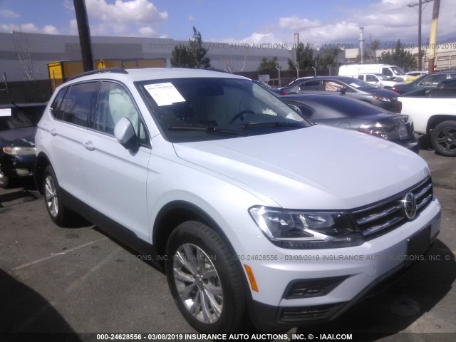 3VV3B7AXXKM028546 - 2019 VOLKSWAGEN TIGUAN SE/SEL WHITE photo 1