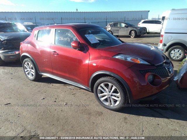 JN8AF5MR3BT006633 - 2011 NISSAN JUKE S/SV/SL RED photo 1