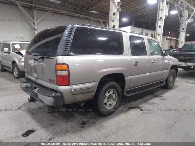 3GKEC16T01G285532 - 2001 GMC YUKON XL C1500 SILVER photo 4