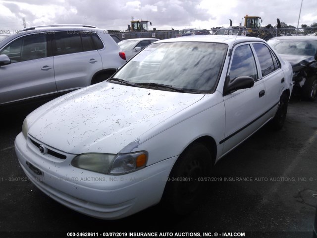 1NXBR12E0WZ110024 - 1998 TOYOTA COROLLA VE/CE/LE WHITE photo 2