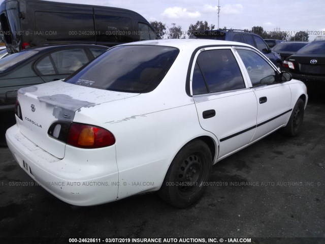 1NXBR12E0WZ110024 - 1998 TOYOTA COROLLA VE/CE/LE WHITE photo 4