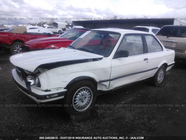 WBAAA2305K4494891 - 1989 BMW 325 I AUTOMATIC/IS AUTOMATIC WHITE photo 2