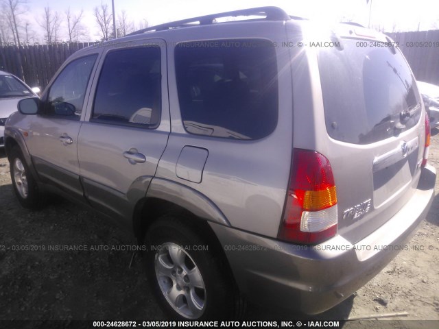 4F2YU081X1KM06572 - 2001 MAZDA TRIBUTE LX/ES BEIGE photo 3