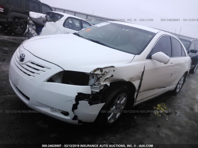 4T4BE46K58R034595 - 2008 TOYOTA CAMRY CE/LE/XLE/SE WHITE photo 2