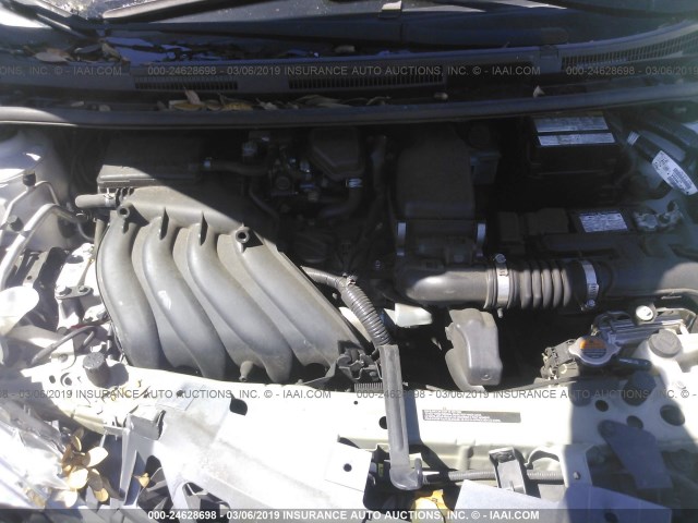 3N1CE2CP3GL370054 - 2016 NISSAN VERSA NOTE S/S PLUS/SV/SL/SR WHITE photo 10