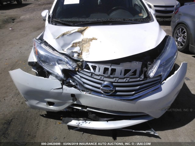 3N1CE2CP3GL370054 - 2016 NISSAN VERSA NOTE S/S PLUS/SV/SL/SR WHITE photo 6