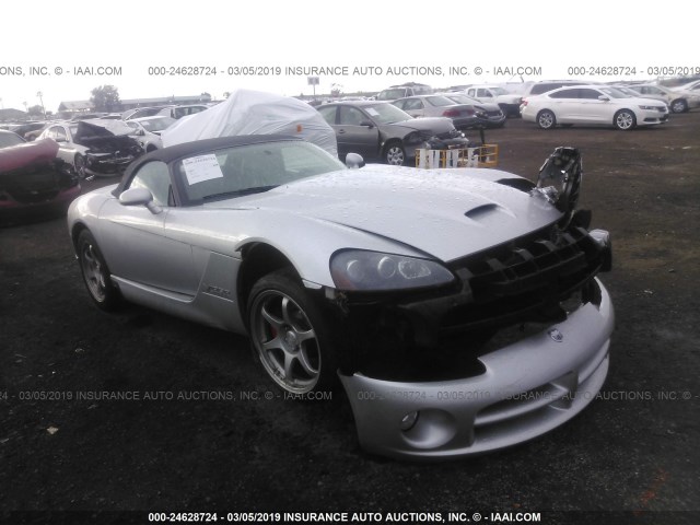 1B3JZ65Z74V100269 - 2004 DODGE VIPER SRT-10 SILVER photo 1