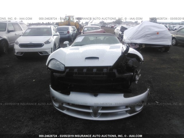 1B3JZ65Z74V100269 - 2004 DODGE VIPER SRT-10 SILVER photo 6