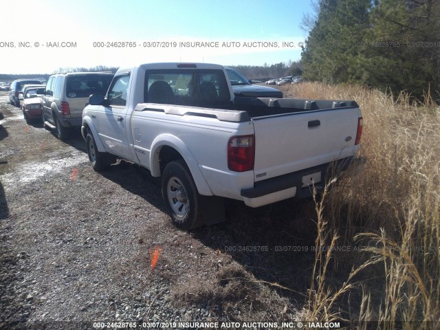 1FTYR10U72TA72221 - 2002 FORD RANGER WHITE photo 1