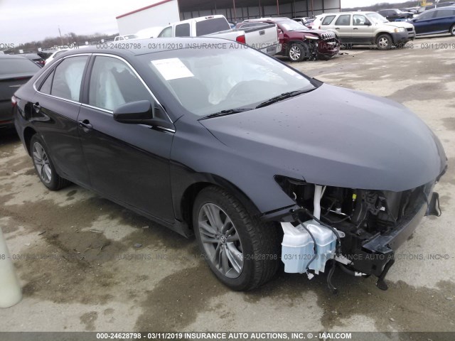 4T1BF1FK8GU126403 - 2016 TOYOTA CAMRY LE/XLE/SE/XSE BLACK photo 1