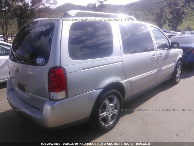 1GNDV33L86D184770 - 2006 CHEVROLET UPLANDER LT SILVER photo 4