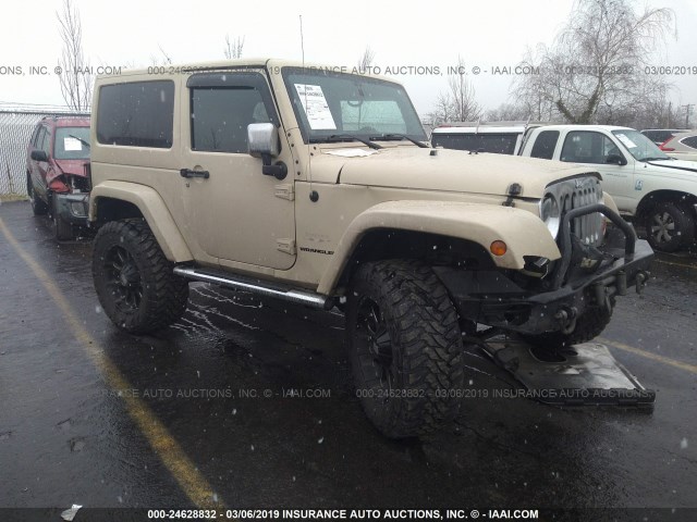 1J4GA5D16BL630984 - 2011 JEEP WRANGLER SAHARA TAN photo 1