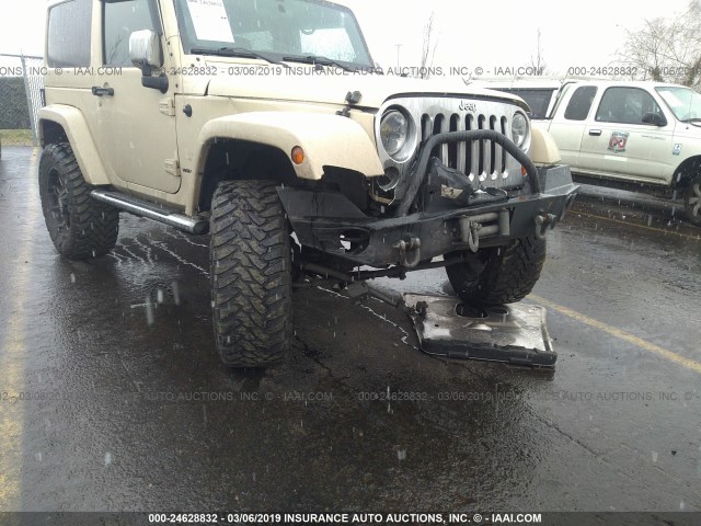 1J4GA5D16BL630984 - 2011 JEEP WRANGLER SAHARA TAN photo 6