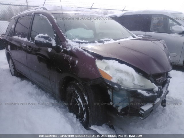 5TDZK23CX8S192264 - 2008 TOYOTA SIENNA CE/LE RED photo 1