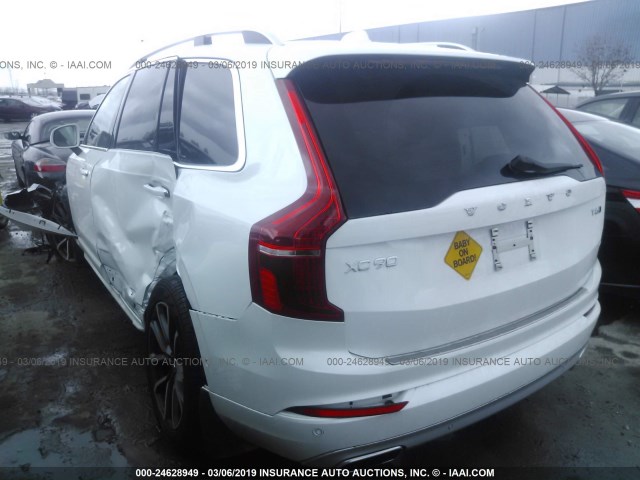 YV4A22PK9J1329208 - 2018 VOLVO XC90 T6 WHITE photo 3