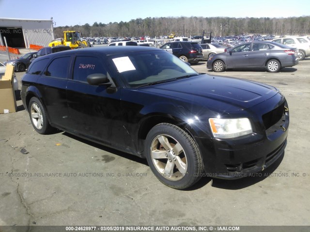 2D4FV47T88H112283 - 2008 DODGE MAGNUM BLACK photo 1