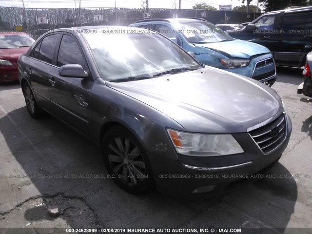 5NPEU46F99H467544 - 2009 HYUNDAI SONATA SE/LIMITED GRAY photo 1