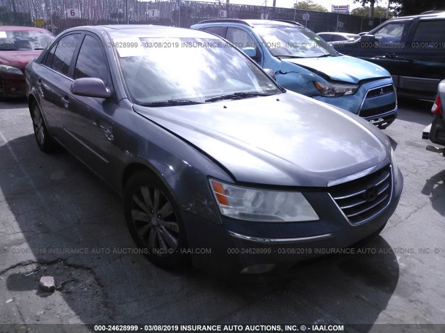 5NPEU46F99H467544 - 2009 HYUNDAI SONATA SE/LIMITED GRAY photo 6