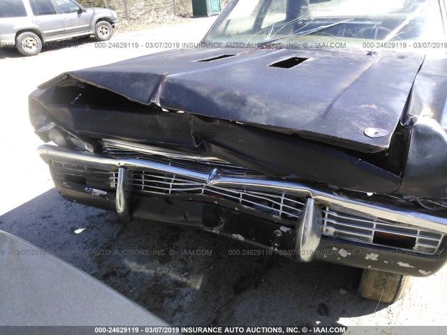 156695S257913 - 1968 CHEV BELAIR  BLACK photo 6