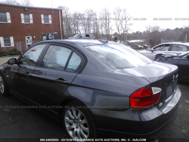 WBAVC73557KP33198 - 2007 BMW 328 XI SULEV GRAY photo 3