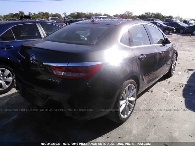 1G4PR5SK2C4181384 - 2012 BUICK VERANO CONVENIENCE BROWN photo 4