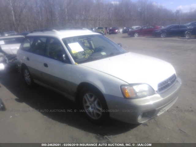 4S3BH675337621749 - 2003 SUBARU LEGACY OUTBACK AWP CREAM photo 1