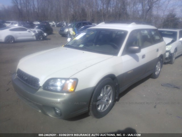 4S3BH675337621749 - 2003 SUBARU LEGACY OUTBACK AWP CREAM photo 2