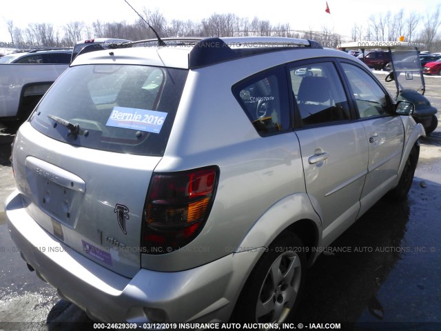 5Y2SL62814Z439960 - 2004 PONTIAC VIBE SILVER photo 4