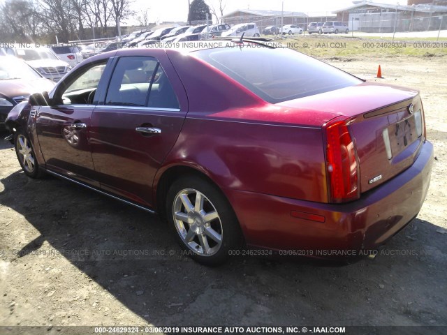 1G6DC67AX80182315 - 2008 CADILLAC STS RED photo 3