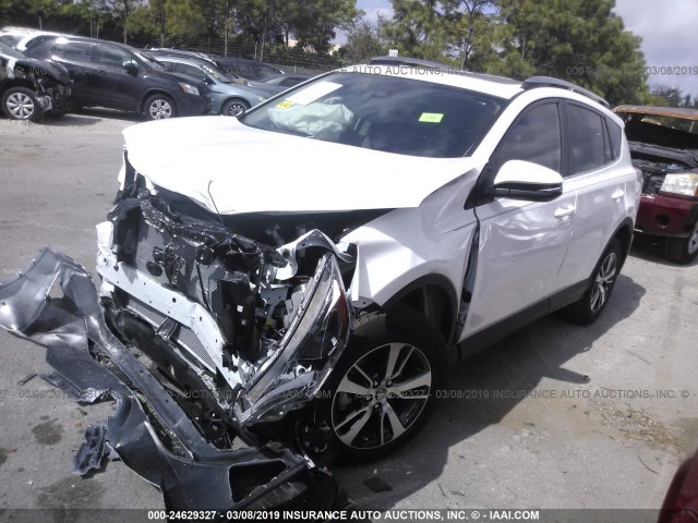 2T3WFREV2JW513040 - 2018 TOYOTA RAV4 ADVENTURE/XLE 白色 照片 2