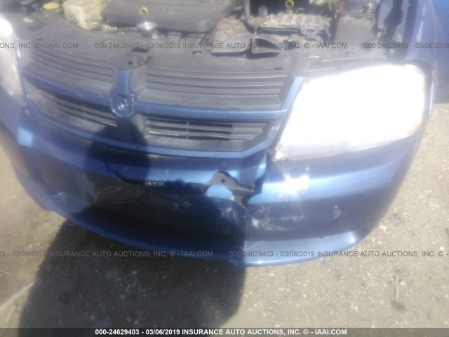 1B3LC46BX9N534807 - 2009 DODGE AVENGER SE/SXT BLUE photo 6