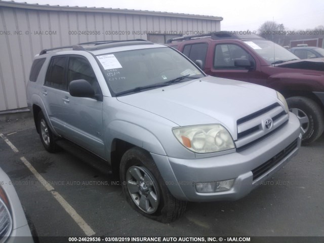 JTEZU14R640030535 - 2004 TOYOTA 4RUNNER SR5/SPORT SILVER photo 1