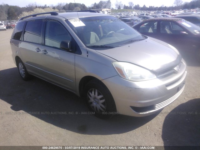 5TDZA23C75S310513 - 2005 TOYOTA SIENNA CE/LE BEIGE photo 1