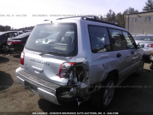 JF1SF65622H752185 - 2002 SUBARU FORESTER S SILVER photo 6