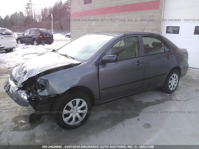 2T1BR32E67C853382 - 2007 TOYOTA COROLLA CE/LE/S GRAY photo 2