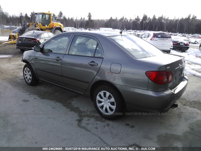 2T1BR32E67C853382 - 2007 TOYOTA COROLLA CE/LE/S GRAY photo 3