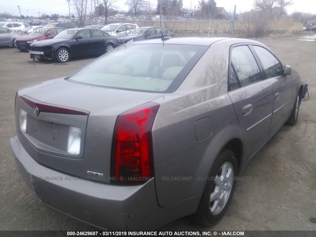 1G6DP577270121073 - 2007 CADILLAC CTS HI FEATURE V6 BROWN photo 4