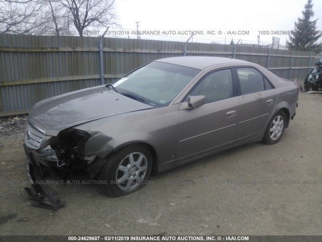 1G6DP577270121073 - 2007 CADILLAC CTS HI FEATURE V6 BROWN photo 6